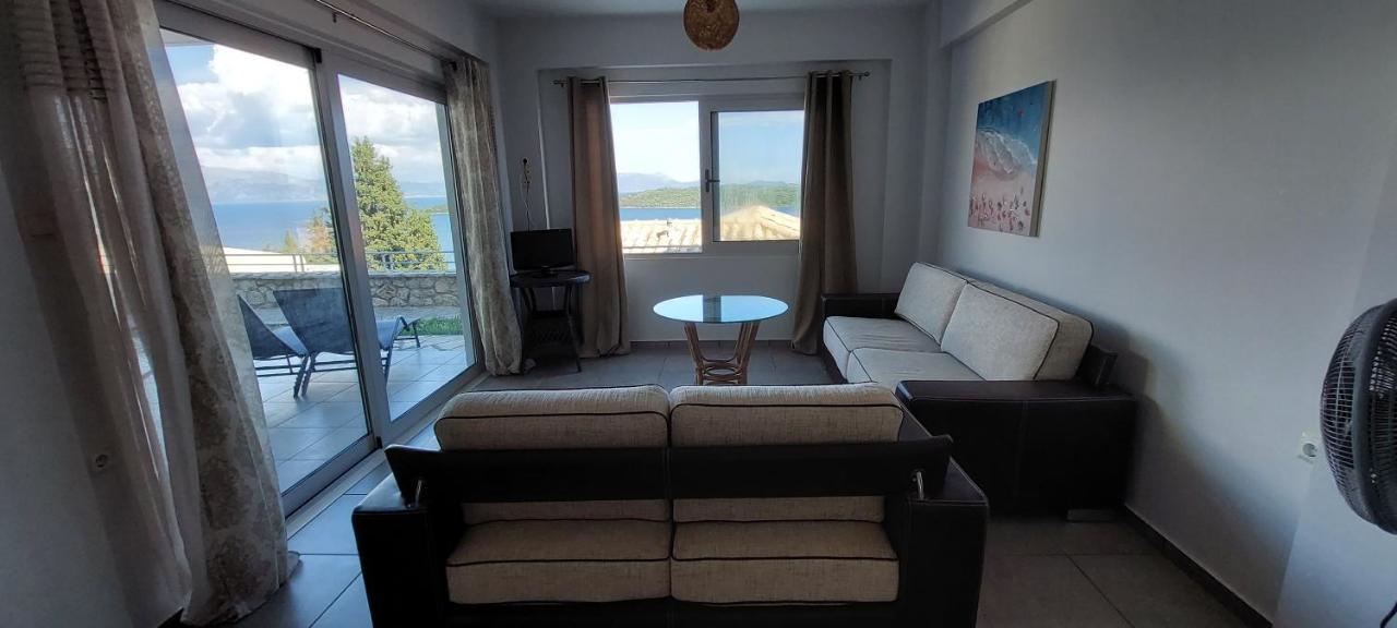 Lefkada Unique Sea View Apartment Nidrí Kültér fotó