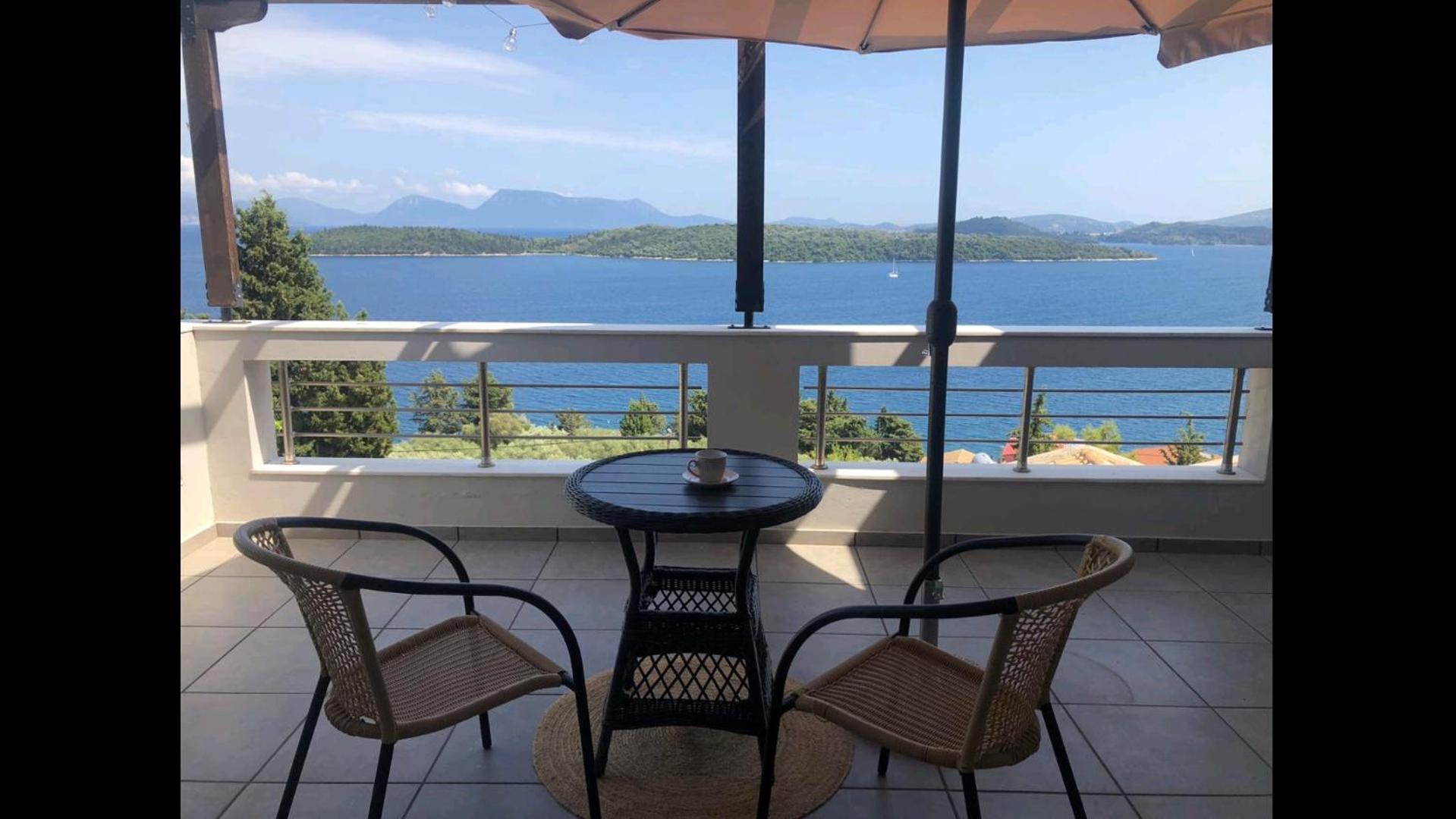 Lefkada Unique Sea View Apartment Nidrí Kültér fotó